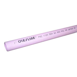 PVC Purple Reclaimed Pipe 1/2 in. x 20 ft. Sch 40 Bell End