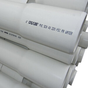 PVC Well Casing 4 in. x 20 ft. Schedule 40 Bell End (Priced per ft.)