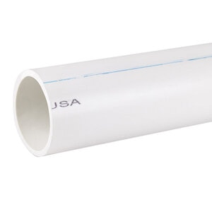 PVC Cell Core 3 in. x 20 ft. Schedule 40 Plain End (Priced per ft.)