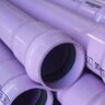 PVC Purple Reclaimed Pipe 8 in. x 20 ft. SDR-21 (CL 200) Gasket Joint