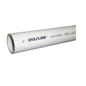 Cresline PVC Cell Core Pipe Sch 40 Bell End 4 in. x 20 ft.