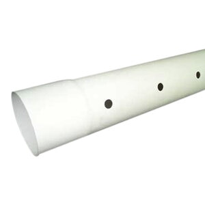 PVC Perforated DWV Pipe 6 in. x 20 ft. Sch 40 Bell End (Priced per ft.)