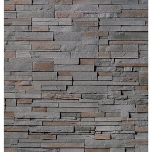 Cultured Stone Pro-Fit Ledgestone Flats Platinum Handipak (11 sq. ft./box)