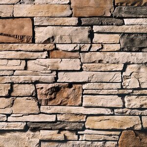 Cultured Stone Country Ledgestone Flats Aspen Big Box (124 sq. ft./box)