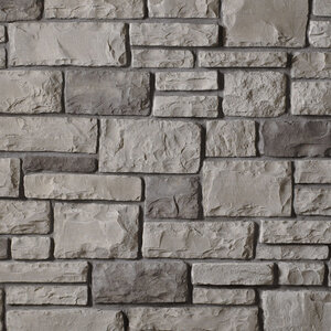 Cultured Stone Cobblefield Flats Gray Big Box (90 sq. ft./box)