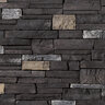 Cultured Stone Country Ledgestone Big Box Flats Black Rundle (124 sq. ft./box)