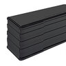 Curv-Rite 3000 Series Aluminum Landscape Edging Pair of Left and Right Corner Deco-Black 4 in.