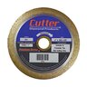 Cutter Diamond Porcelain and Ceramics Solid Rim Diamond Blade 4.5 in. x 5/8 in. - 7/8 in.