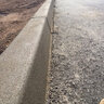Cutting Edge Curbing Parking Lot Curb w/ Tack Oil