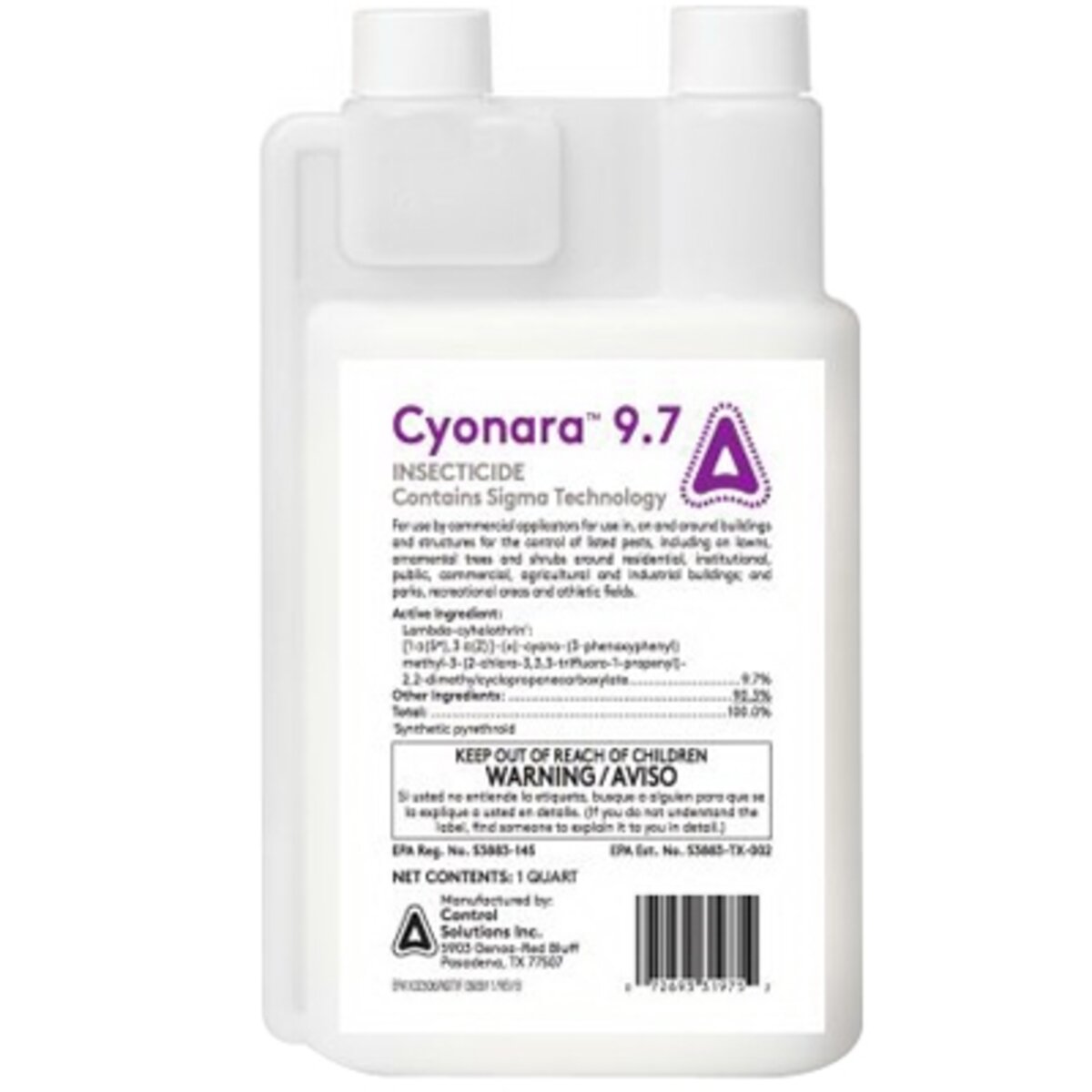 Control Solutions CSI-Pest Cyonara 9.7 Broad Spectrum Liquid ...