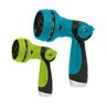 D&D Garden Heavy Duty 8-Pattern Water Spray Nozzle Blue Green