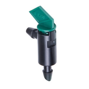 Dig 2 GPH with 1/4 in. Barb Flag Style Emmiter Green