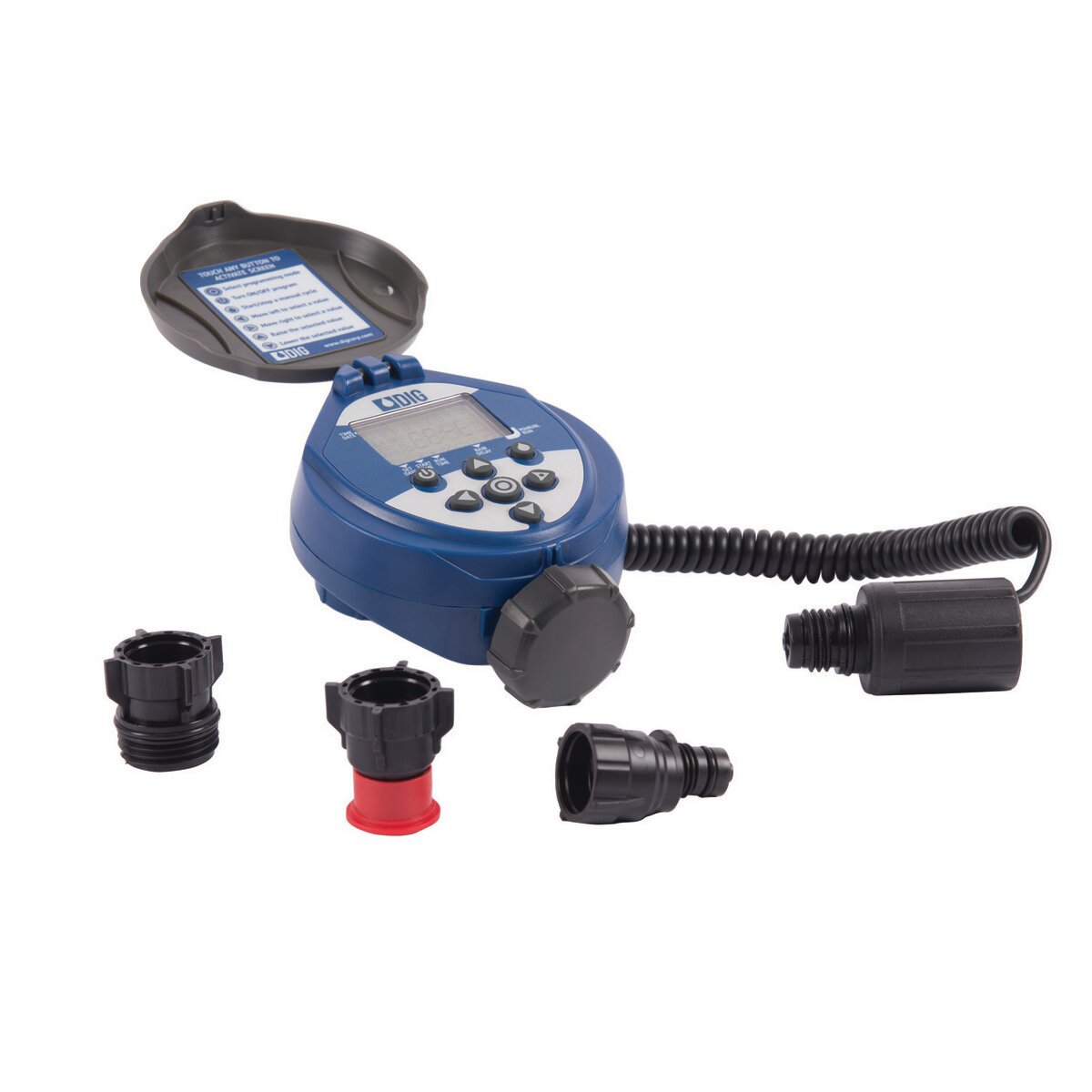 Dig 400A Controller 1 Station with Solenoid and 3 Adapters Battery ...