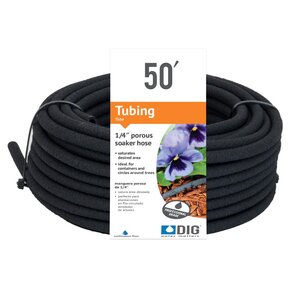 Dig Soaker Tubing Hose 1/4 ft. x 50 ft. POROUS Tube