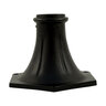 Dabmar Surface Mounted Bases for 3 in. O.D. Round Posts Black