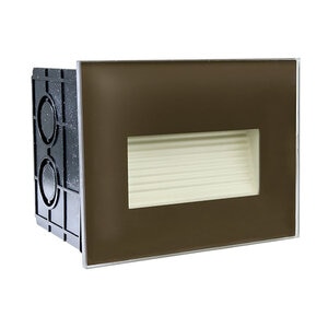 Dabmar Glass Step Light- Bronze