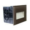 Dabmar Glass Step Light- Bronze