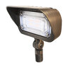 Dauer Biltmore Integrated Brass Mini Flood Light 12V 12W 2700K LED