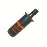 Dawn Coupling KwikConnect Series Black, Orange Plastic 1 in. Threaded 