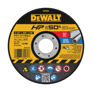 Metal Cutoff Wheel 4.5 in.