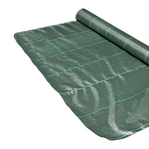 DeWitt 3.2 oz. Woven Ground Cover Fabric Green 12 ft. x 300 ft. Folded to 6 ft.