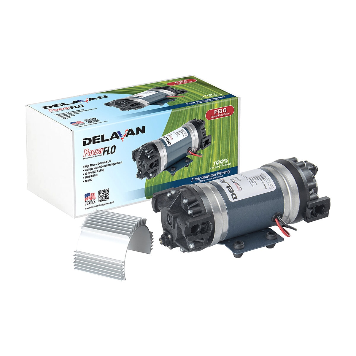 Delavan FB6 Pump w/ Double Bypass, Quick Attach Ports, 60PSI, Retail ...