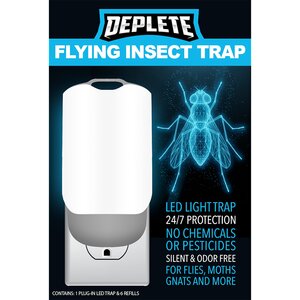 Deplete Indoor LED Flying Insect Trap-24 Pack