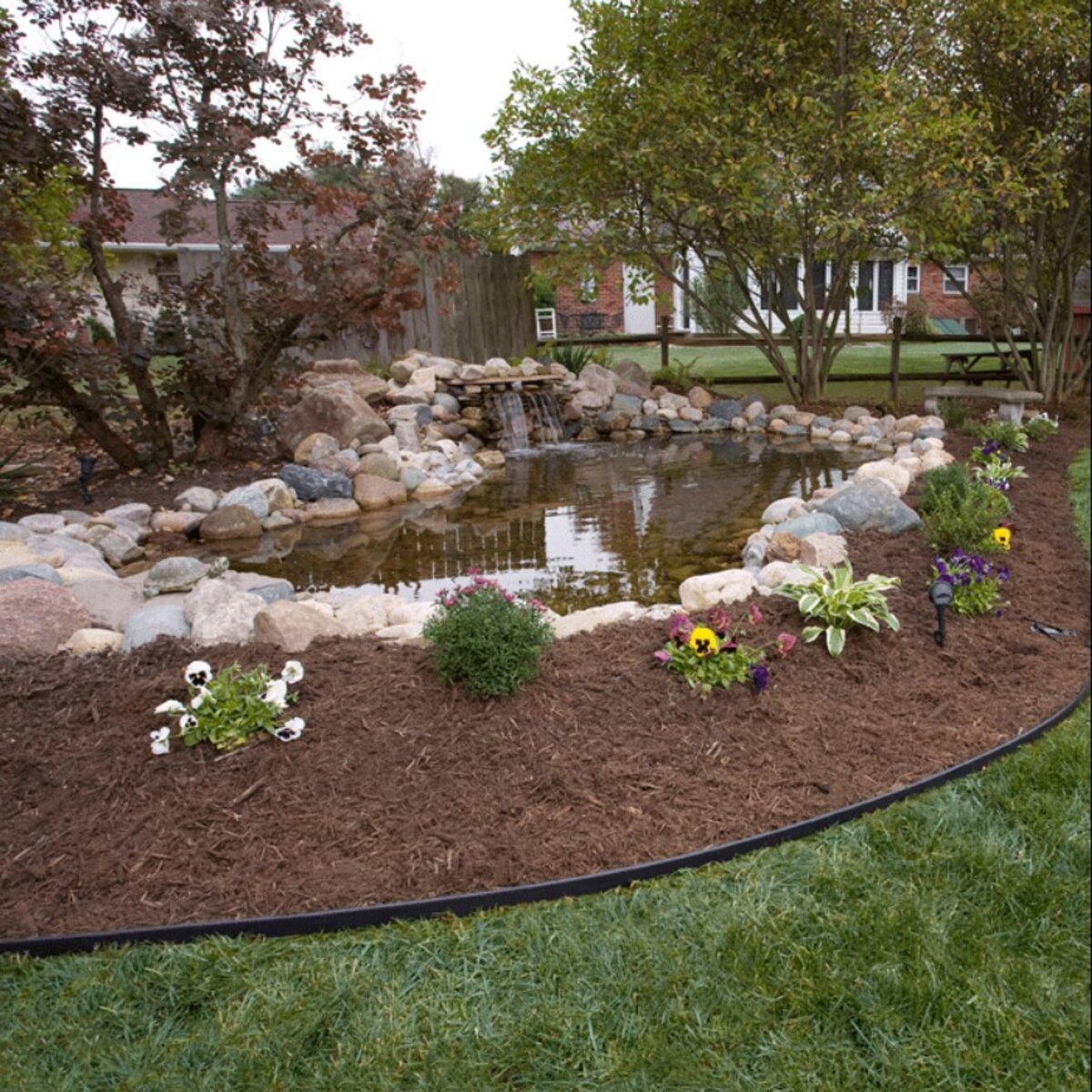 Dimex EdgePro Generic Poly Landscape Edging w/ Stake Kit Black 5 in. x ...