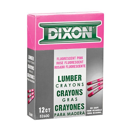 Lumber Crayon Fluorescent Pink