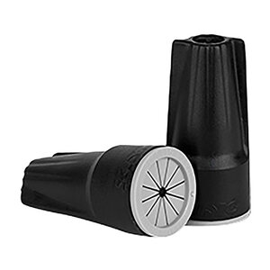 King Innovation Dryconn Irrigation Connector Black/Gray 100/pkg.