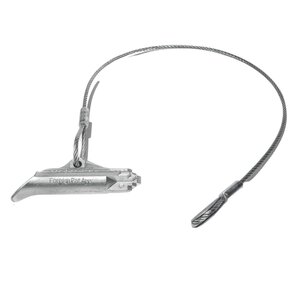 DUCKBILL Anchor With Galvanized Wire Rope 1100 lb. Holding Capacity