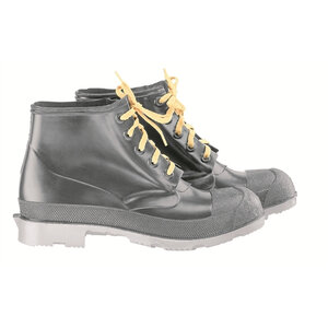 Dunlop Lace-Up Boot Unique PVC & Polyurethane Formula Steel Toe Black 6 in. Shoe Size 10