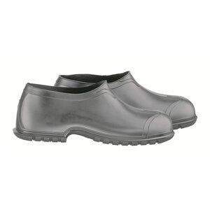 Dunlop Overshoe Boot Slip-On PVC Plain Toe Black 4 in. M (Shoe size 8-9)
