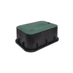 Dura Valve Box Rectangle 12 in. x 17 in. x 6 in. Green Box/Green Lid Overlapping ICV