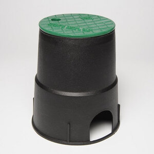 10 in. Round Valve Box Lid-Green