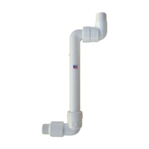 PVC STD Unibody Swing Joint Assembly 1 in. x 12 in. MIPT x Plastic MIPT Outlet