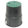 Dura Valve Box Black 6 in. Round