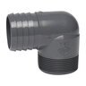 Dura Reducing Elbow PVC 90 Degree Insert x Mipt 1 in. x 3/4 in. Poly Insert