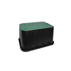 Dura Valve Box Rectangle 15 in. x 21 in. x 12 in. Green Box/Green Lid Overlapping ICV