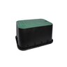 Dura Valve Box Rectangle 15 in. x 21 in. x 12 in. Green Box/Green Lid Overlapping ICV
