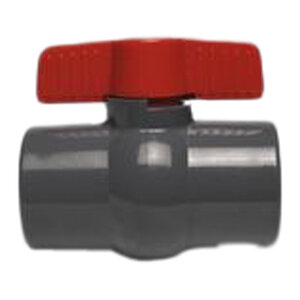 Dura Compact Ball Valve PVC Gray 1 in. Socket