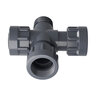Dura Manifold Cross 1 in. Swivel x MIPT x Swivel x Swivel with O-Ring