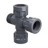 Dura Manifold Cross 1 in. Swivel x MIPT x Swivel x Swivel with O-Ring