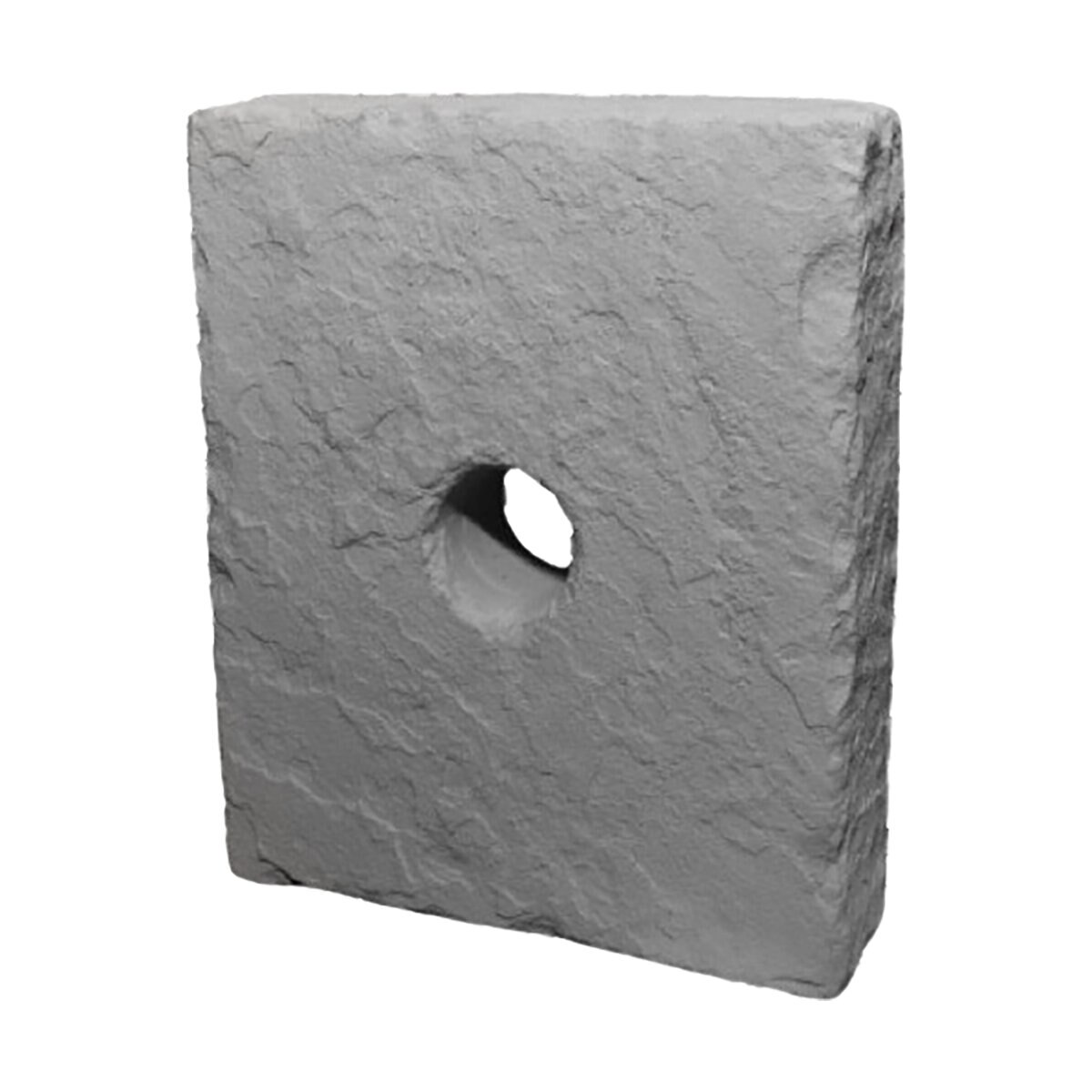 Dutch Quality Stone Water Dydrant Block Gray 6-1/2 in. x 8 in. w/ 1-5/ ...