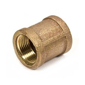 3/4 Brass Thread Banded Coupling Eag
