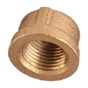 EA Gray Brass Cap Threaded 3/4 in.