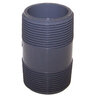 EA Gray Sch 80 PVC Nipple 1-1/2 in. x 3 in. MIPT Threaded Both Ends