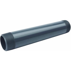 EA Gray Sch 80 PVC Nipple 2 in. x 24 in. MIPT Threaded Both Ends