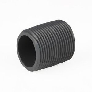EA Gray Sch 80 PVC Nipple 1/2 in. x Close MIPT Threaded Both Ends