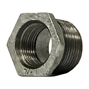 EA Gray Hex Bushing Galvanized 3 in. x 2 in.